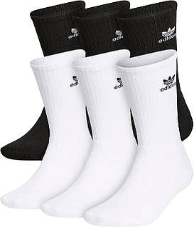 Adidas crew socks black outlet