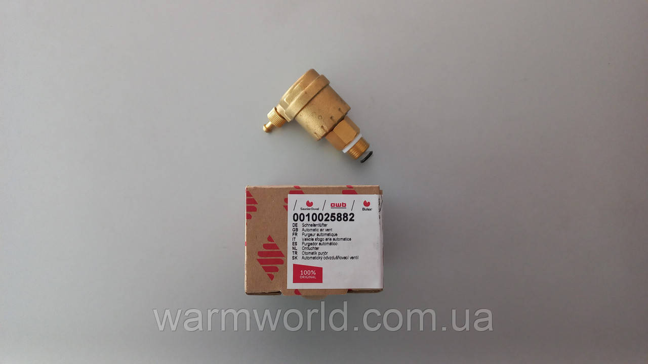 0010025882 Автоматичний деаератор, повітрявідвідник Ray, Скат v14 110°C 3/8" 10 bar Protherm