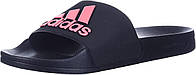 Black/Acid Red/Black 16 Women/15 Men Мужские шлепанцы для душа adidas Adilette