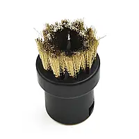 Кругла щітка з латунною щетиною для пароочисників Karcher SC1 SC2 SC3 SC4 SC5 SC7. Насадки для Керхера