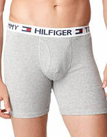 Medium 2 Grey, 2 Navy Tommy Hilfiger Men's Underwear Cotton Classics 4-Pack Boxer Briefs — Exclusive