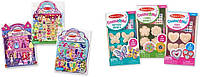 Princess, Mermaid and Fairy Puffy Sticker + Craft Kit Набор тетрадей с пухлыми наклейками Melissa Doug -