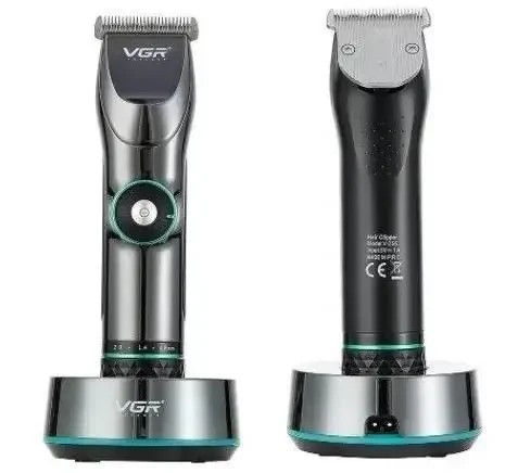 Професійна бездротова машинка тример для стрижки волосся VGR V-256 Al, фото 1