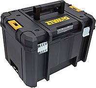 Deep Toolbox Ящик для инструментов DEWALT, TSTAK II, с плоской вершиной (DWST17807), черный