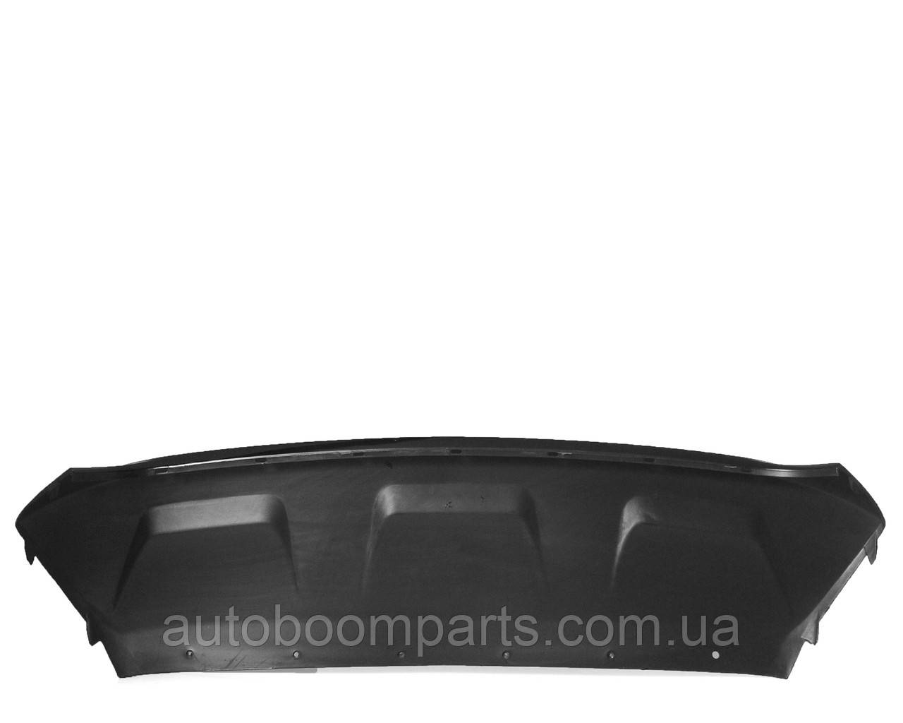 Накладка губи переднього бампера чорний глянець для Ford Escape 17-19 (GJ5Z8419AB), фото 1