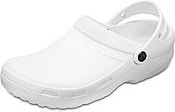 12 Women/10 Men White 1 Crocs унисекс-взрослые мужские и женские сабо II Specialist | Рабочая обувь