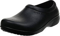 11 Women/9 Men Black Crocs унисекс-взрослые мужские и женские сабо на часах | Нескользящая рабочая обувь