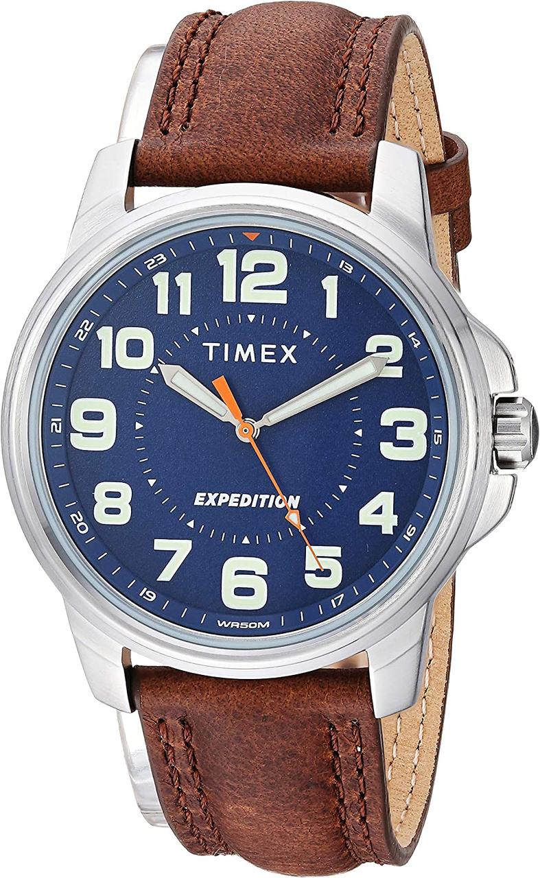 Brown/Blue Чоловічий годинник Timex Expedition Metal Field