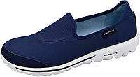 9 Navy/White Женские прогулочные кроссовки без шнурков Skechers Performance Go Walk