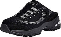 6.5 Wide Black Женские кроссовки без шнуровки Skechers Sport D'Lites без шнурков