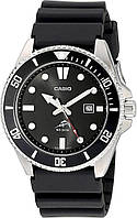 Black/Silver Мужские часы для дайвинга Casio MDV106-1AV 200 M WR Black (MDV106-1A)