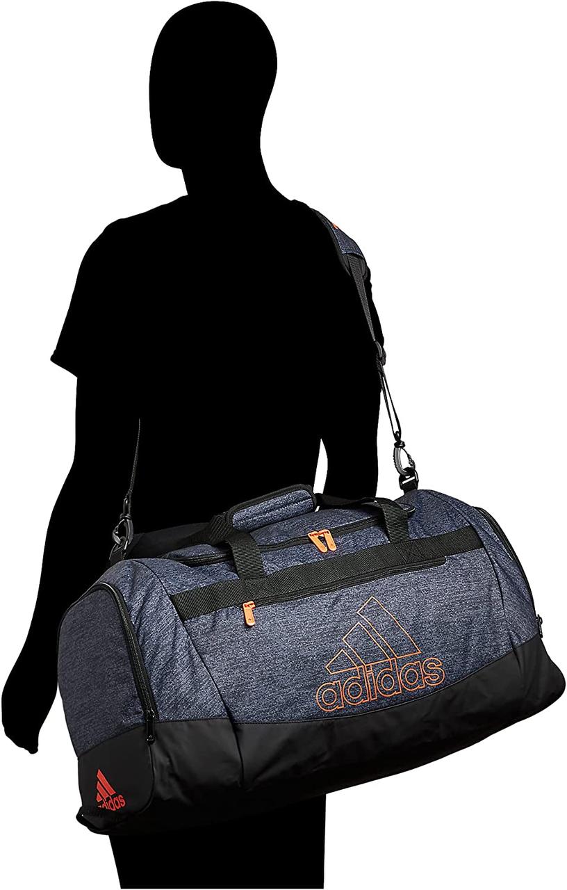 One Size Black Silver Metallic adidas Defender 4 Medium Duffel Bag ID 1772239894 3499 Prom.ua