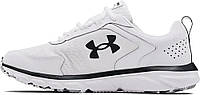 7 X-Wide White(100)/Black Мужские беговые кроссовки Under Armour Charged Assert 9