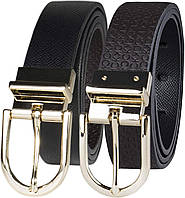 XXX-Large Black/Brown Casual Двустороннее женское платье Calvin Klein «два в одном» Fashion Belt