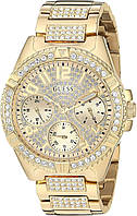 Gold-Tone GUESS 40MM Часы с украшением из кристаллов