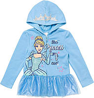 2T Princess Cinderella Принцесса Диснея Моана Ариэль Золушка Белль с капюшоном на молнии от младенцев до