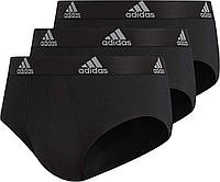 X-Large Black/Black Black/Black Black/Black Чоловіча нижня білизна Adidas Stretch Cotton Brief (упаковка