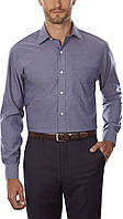 15 Neck 34-35 Sleeve Night Blue Мужская классическая рубашка Tommy Hilfiger Regular Fit Non Iron Solid