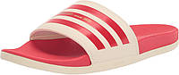 15 Women/14 Men Wonder White/Vivid Red/Gold Metallic Adidas Unisex-Adult Adilette Slides Sandal