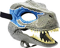 Velociraptor Blue Mask Маска динозавра Jurassic World Dominion, вдохновленная фильмом, с открывающейся че
