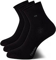 All Black 4-10 Носки Calvin Klein Women's Socks — носки с круглым вырезом (3 шт.)