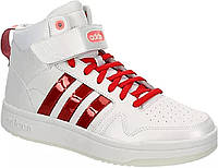 7 White,red Adidas Женские баскетбольные кроссовки Postmove Mid