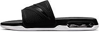 7 Black Silver White Спортивные сандалии Nike Air Max Cirro Just Do It Solarsoft Slide
