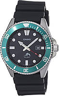 Black/Green Мужские часы для дайвинга Casio MDV106-1AV 200 M WR Black (MDV106-1A)