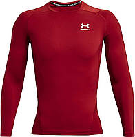 Flawless (834)/White Small Компрессионная мужская футболка с длинным рукавом Under Armour HeatGear