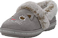 7 Taupe Skechers Women's Bobs Too Cosy - пижамные кроссовки Meow