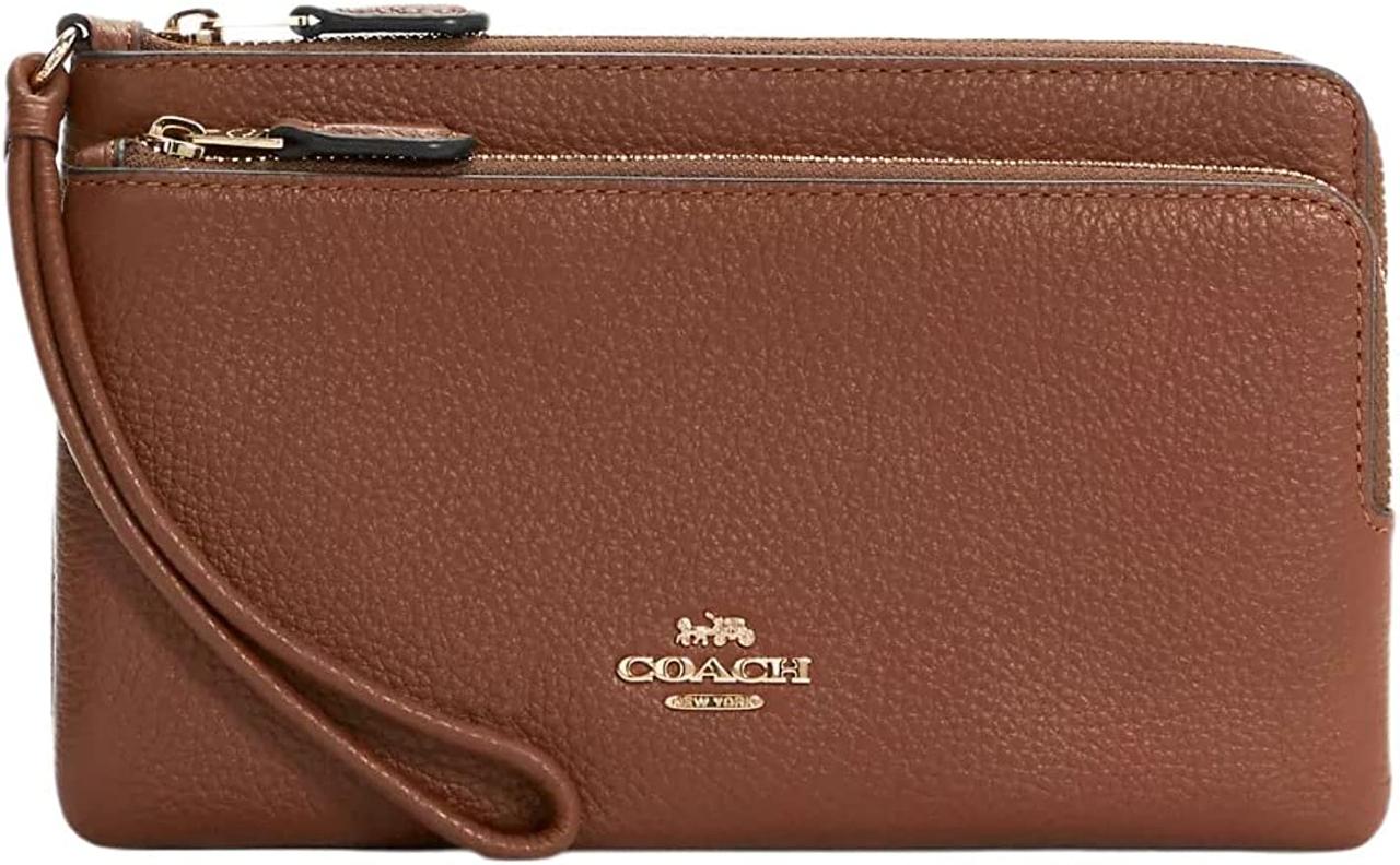 Im/Redwood Бумажник с двойной молнией COACH Wristlet - фото 1 - id-p1772242437