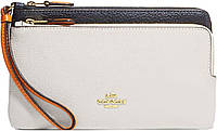 Im/Chalk Multi Бумажник с двойной молнией COACH Wristlet