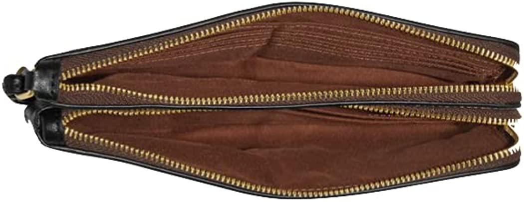 Im/Khaki Brown Multi Бумажник с двойной молнией COACH Wristlet - фото 2 - id-p1772242442