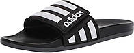 12 Black/White/Grey adidas Мужские шлепанцы Adilette Comfort