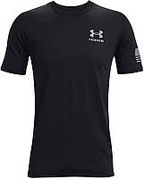 Black (002)/Steel X-Large Мужская футболка с флагом New Freedom от Under Armour