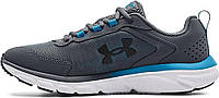 12 (119) Pitch Gray/Capri/Black Мужские беговые кроссовки Under Armour Charged Assert 9