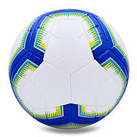 М'яч для футзала PREMIER LEAGUE 2018-2019 FB-7272 No4 PVC клейовий білий-салатовий