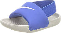 7 Hyper Cobalt/Wolf Grey/White Обувь для девочек Nike Kawa Slide