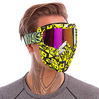 Захисна маска-трансформер Zelart MZ-S кольору в асортименті