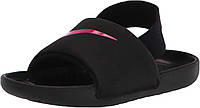 7 Black/Black/Vivid Pink Обувь для девочек Nike Kawa Slide