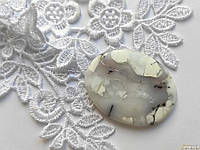 Природний камінь для створення прикрас Дендроагат кабошон Вставка ювелірна дендритовий агат