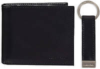 One Size Black Coin Pocket Wallet Set Calvin Klein Men's Leather RFID Minimalist Bifold Wallet