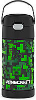 12 Ounce FUNTAINER 12 Ounce Bottle Minecraft THERMOS FUNTAINER Детская соломенная бутылка из нержавеющей