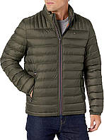 Medium Olive Tommy Hilfiger Men's Real Down Insulated Packable Puffer Jacket