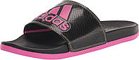 5 Black/Lucid Fuchsia/Gold Metallic adidas Женские сандалии Adilette Comfort Slide