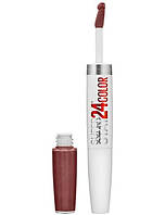 Maybelline SuperStay 24 2-Step Liquid Lipstick Makeup, Espresso Edge - 345 (345 Espresso Edge)