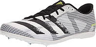 12 Crystal White/Core Black/Solar Yellow Женские беговые кроссовки adidas Distancestar