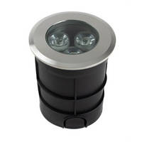 Тротуарний світлодіодний світильник Novodvorski PICCO LED 9104 3W-3000К, срібний (9104)