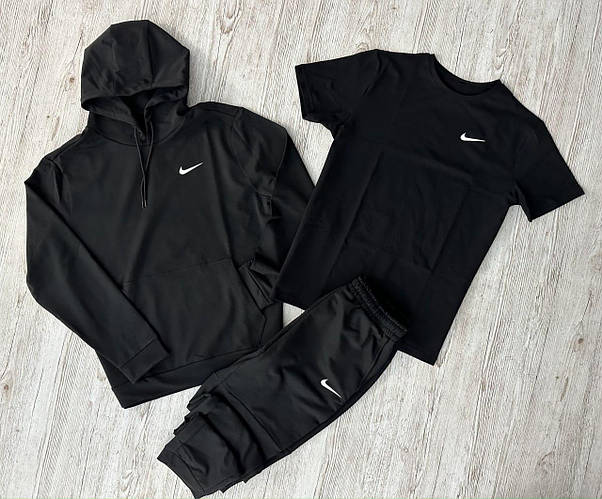 Купить Спортивный костюм Nike мужской весенний осенний черный ...