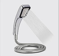 Душовий набір Zerix SH-52 ручна лійка з економною витратою води та шланг душа 175 см з металевими гайками